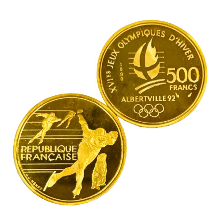 K22 500フラン金貨 オリンピック