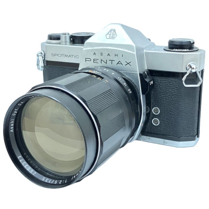 【ASAHI PENTAX/アサヒペンタックス】スポットマティック SP Super-Takumar 2.5 135 一眼レフフィルムカメラ