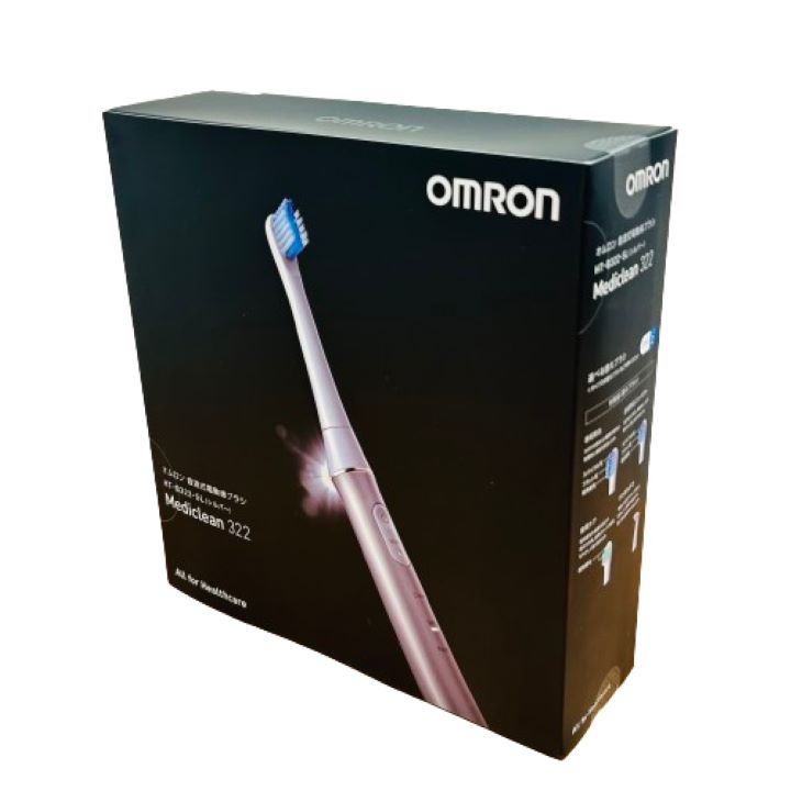 【OMRON/オムロン】未開封 音波式電動歯ブラシ HT-B322-SL シルバー Mediclean 322