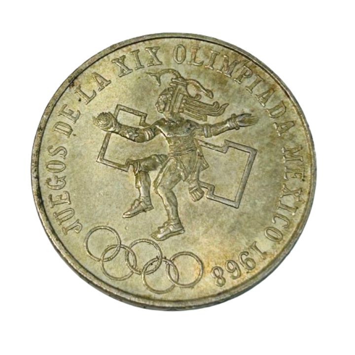 【メキシコ銀貨】25ペソ銀貨 オリンピック 1968 コイン