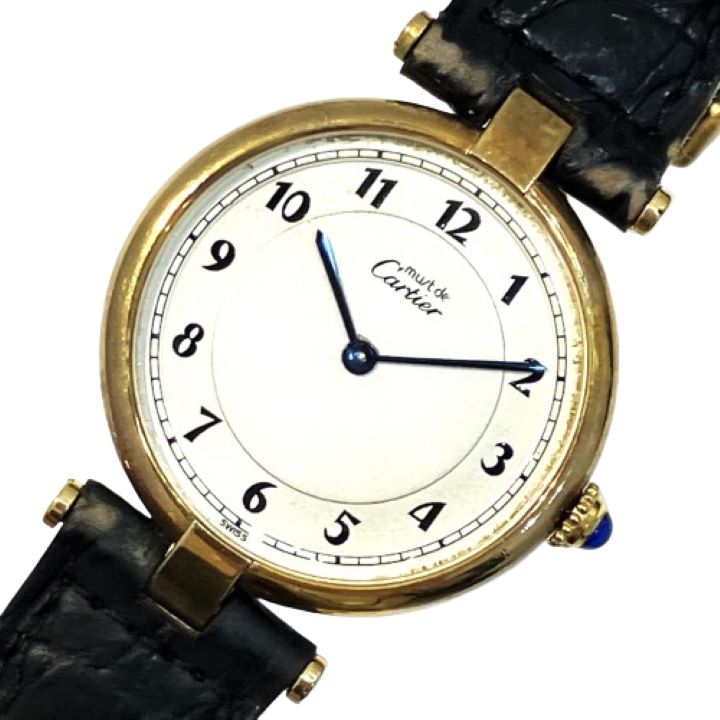 【Cartier/カルティエ】マストドゥカルティエヴェルメイユ 590003 QZ 腕時計