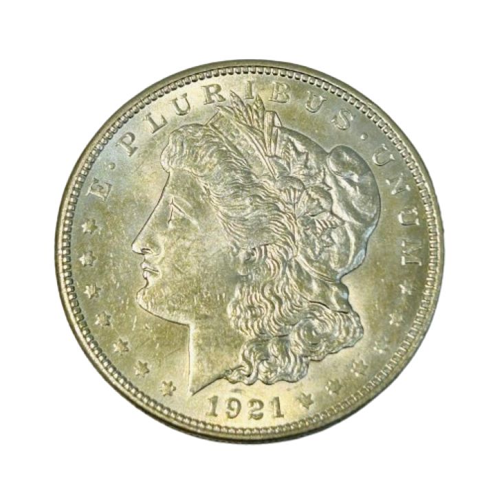 【外国銀貨】アメリカ 1ドル銀貨 1921年 E・PLURIBUS・UNUM UNITED STATES 