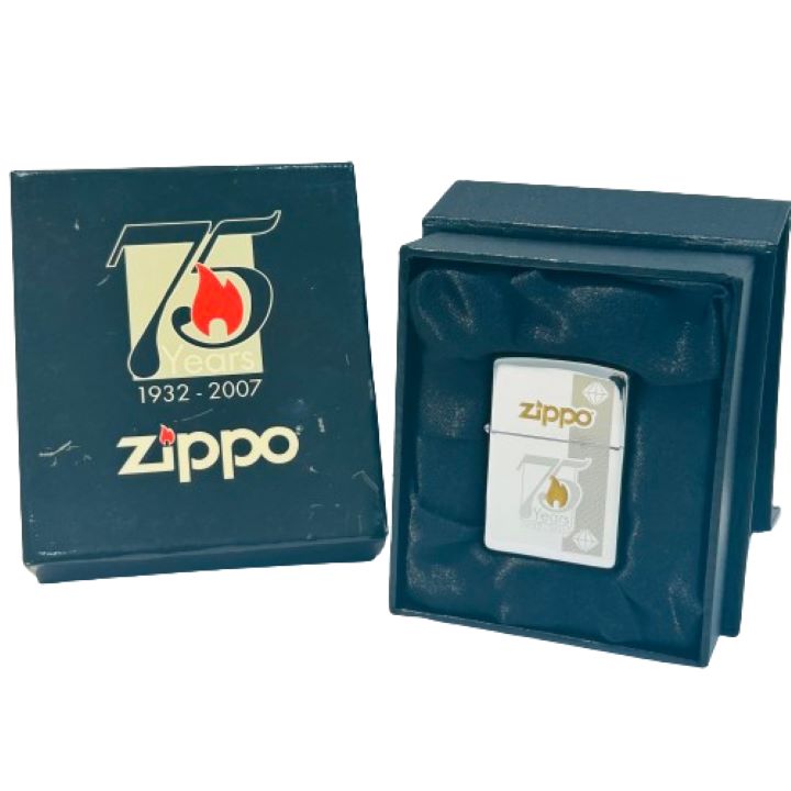 【Zippo/ジッポー】オイルライター 75Years/75周年 記念 1932-2007