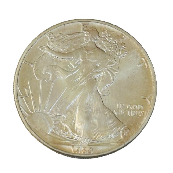 【アメリカ銀貨】1ドル 外国銀貨 1989年