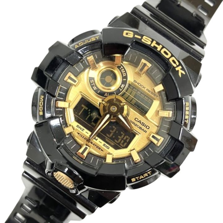 【CASIO/カシオ】G-SHOCK GA-710GB ガリッシュカラー デジアナ QZ 腕時計