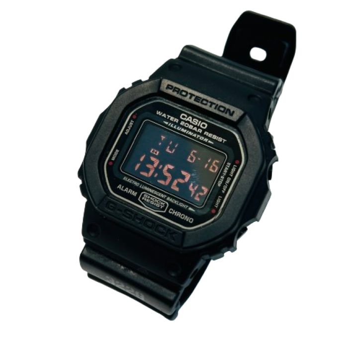 【CASIO/カシオ】G-SHOCK/ジーショック DW-5600MS デジタル マッドブラック 腕時計 