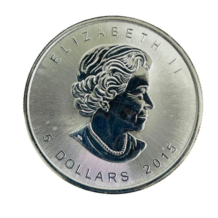 メイプルリーフ 5ドル銀貨 2015
