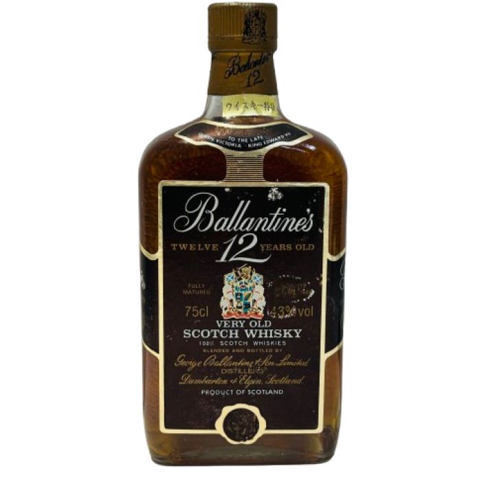 【Ballantine's/バランタイン】12年 スコッチウイスキー 750ml