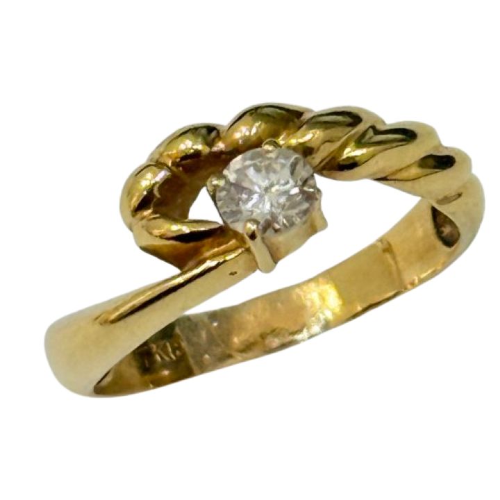 K18 リング D0.3ct