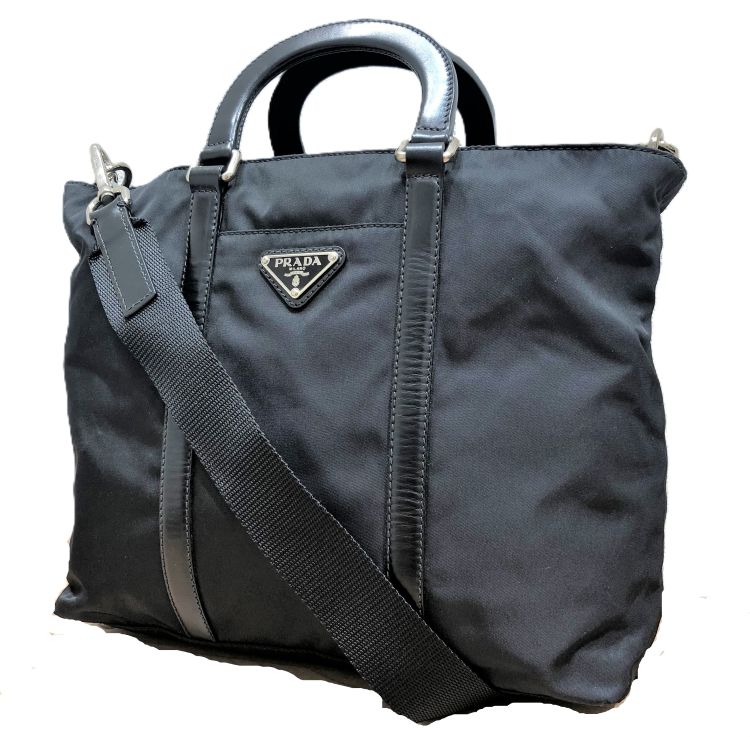 【PRADA プラダ】 ナイロン ハンドバッグ ショルダー2WAYバッグ