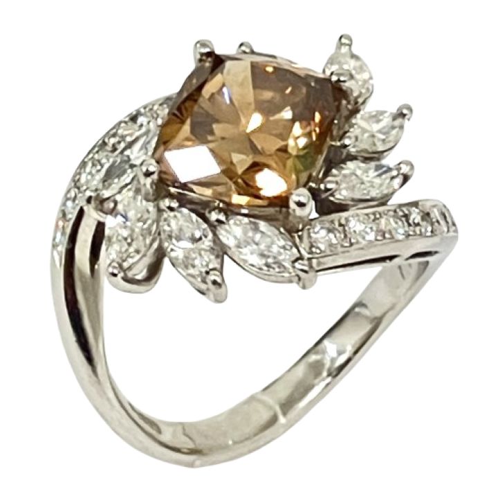 Pt900 リング ダイヤモンド3.1ct MD1.16ct