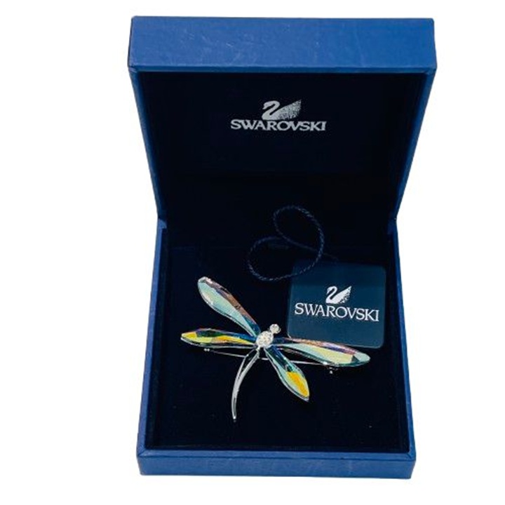 【SWAROVSKI スワロフスキー】トンボ ブローチ