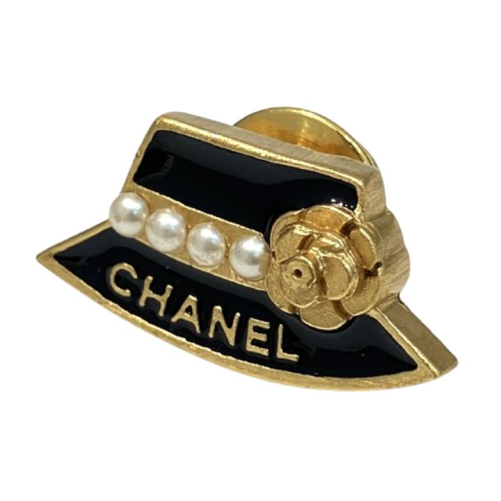 【CHANEL/シャネル】ハット ピンバッジ 02A