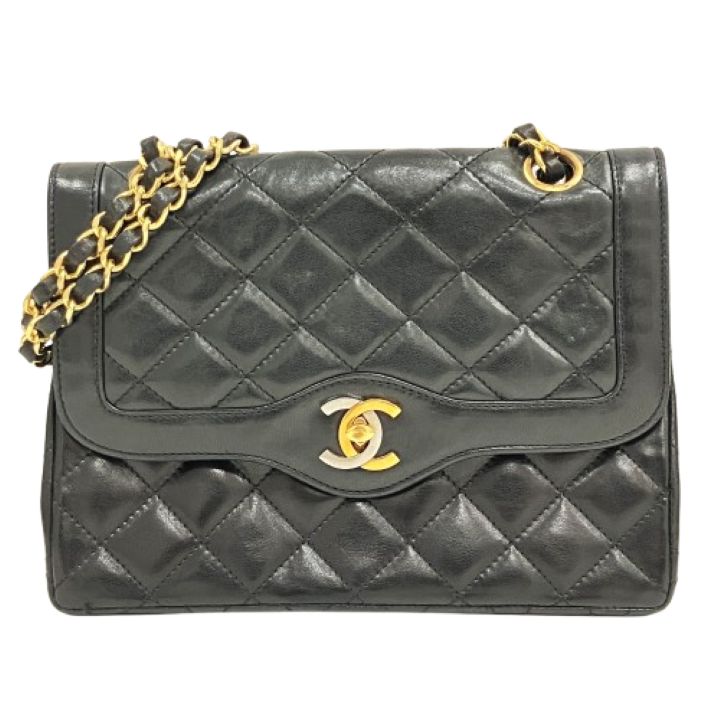 【CHANEL/シャネル】パリ限定 マトラッセ ラムスキン チェーンショルダーバッグ