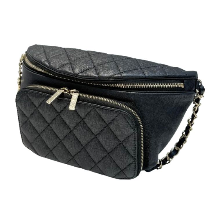 【CHANEL/シャネル】マトラッセ キャビアスキン ボディバッグ