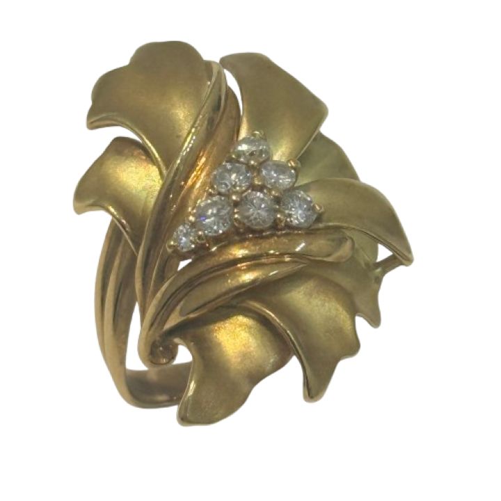 K18 リング MD0.15ct