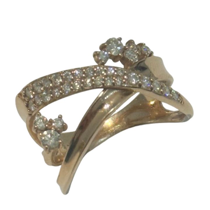 K18 リング MD0.62ct