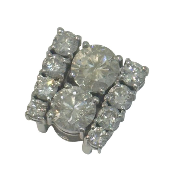 Pt900 ペンダント D1.02ct/1.12ct MD0.23ct