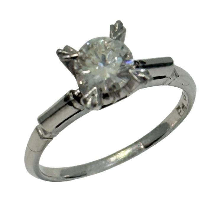 Pt900 リング D0.35ct